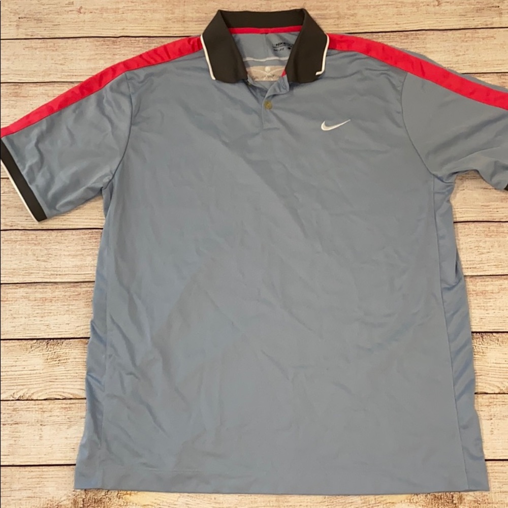 Nike Golf Blue Men’s Polo Large Tee